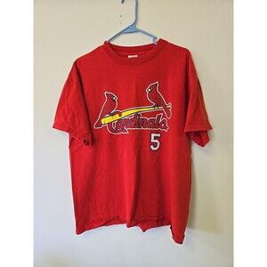 St. Louis Cardinals Pujols T Shirt Size Large MLB Baseball‎